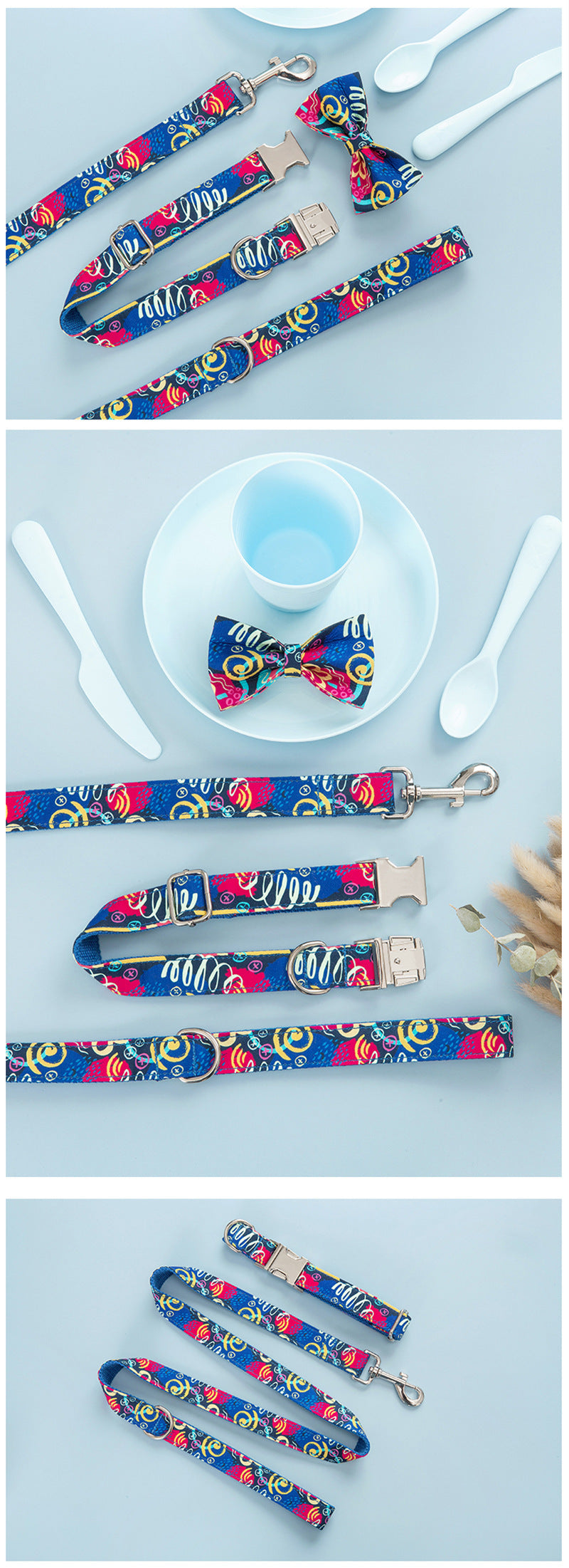 Pet Collar Leash Set