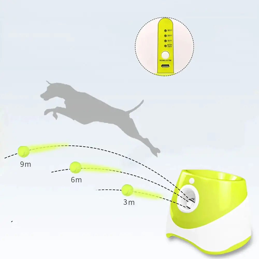 Automatic Tennis Ball Launcher For pet
