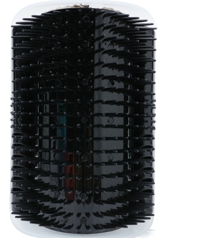 Corner-Mounted Pet Grooming Comb for Cats