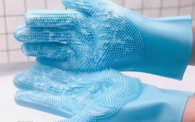 Fur-Magnet Pet Grooming Gloves