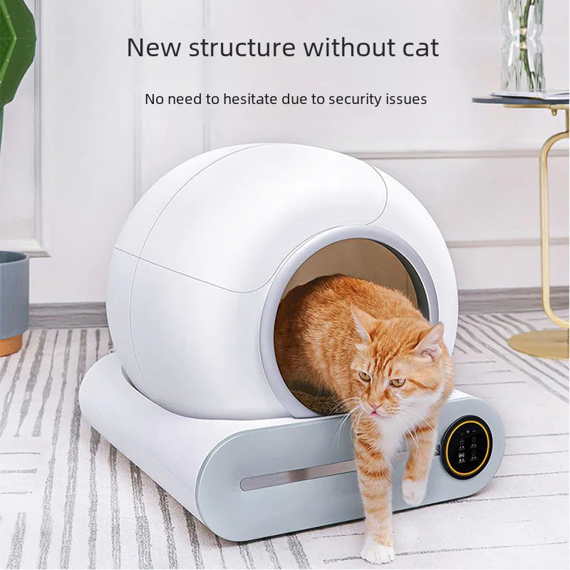 Automatic Pet Litter Box with Odor Control
